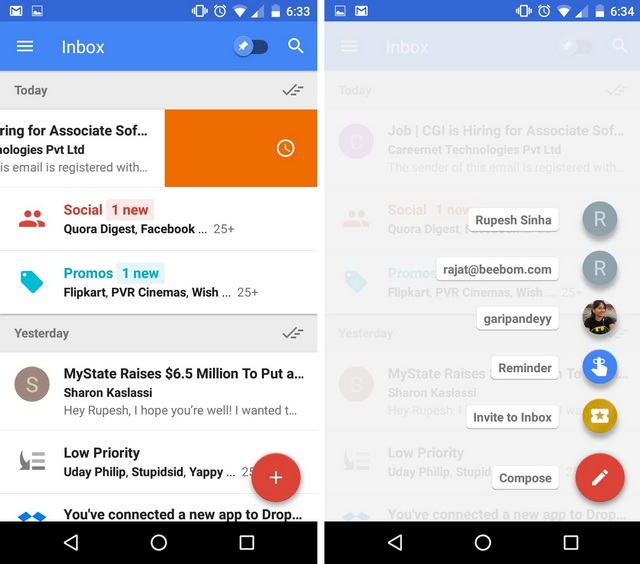 Inbox by Gmail app