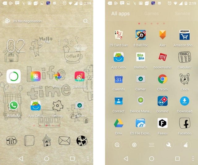 Life time Go Launcher Theme