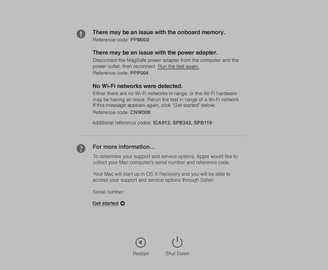 Mac Boot Options -bb- Apple Diagnostic Test