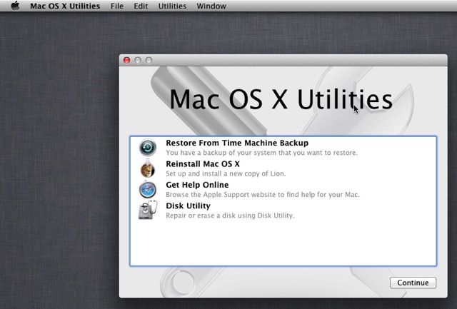 Apple startup disk utility disk