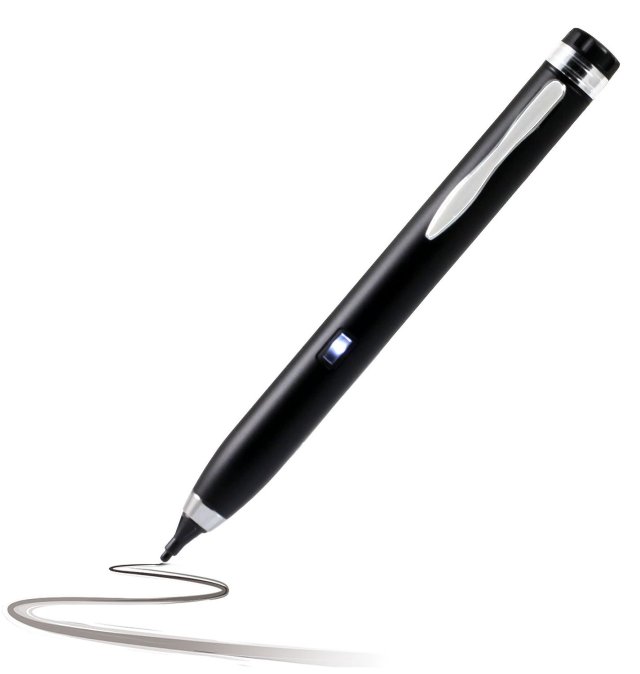 Navitech Black Fine Point Digital Active Stylus Pen
