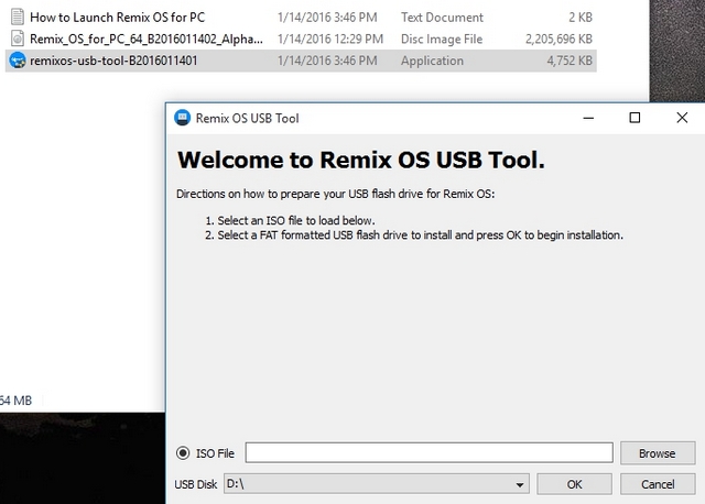 Remix OS USB Tool