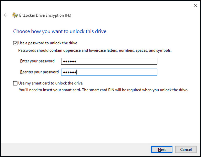 bitlocker drive encryption