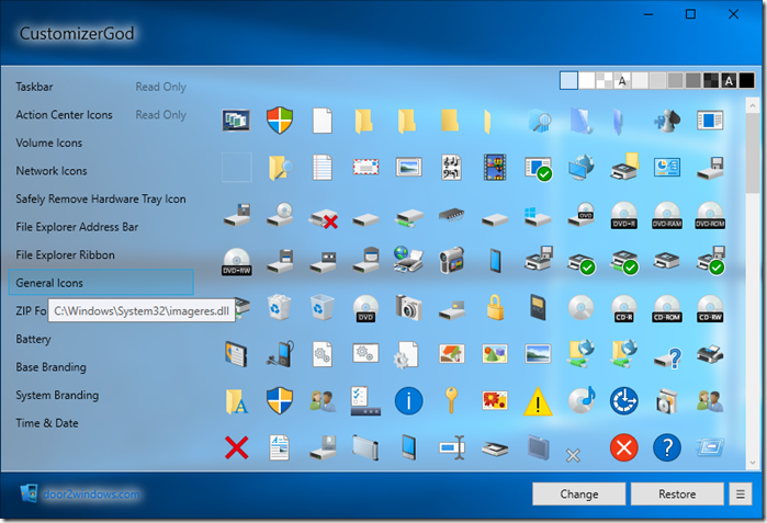 How to Customize Windows 10 Icons Using CustomizerGod - 72