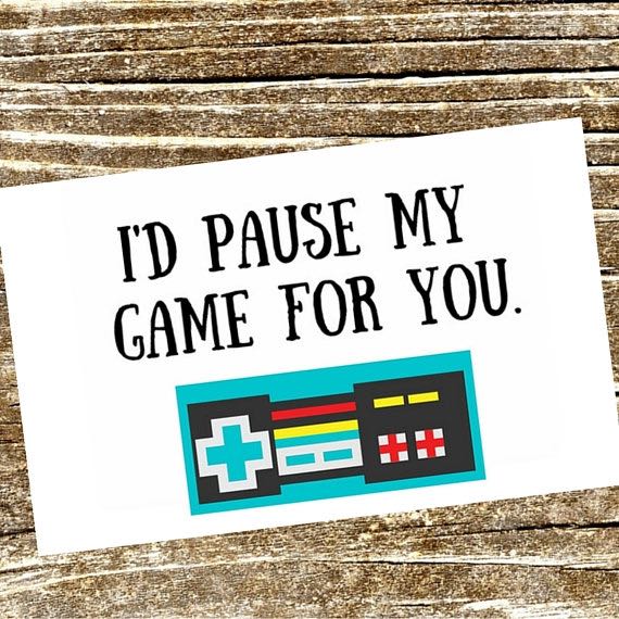 Game Controller Geeky Valentines Day Card 1