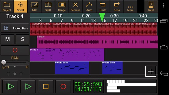 garageband sur android