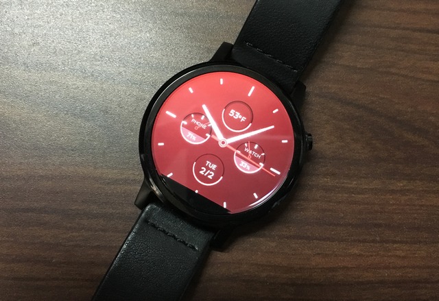 Masque watch face