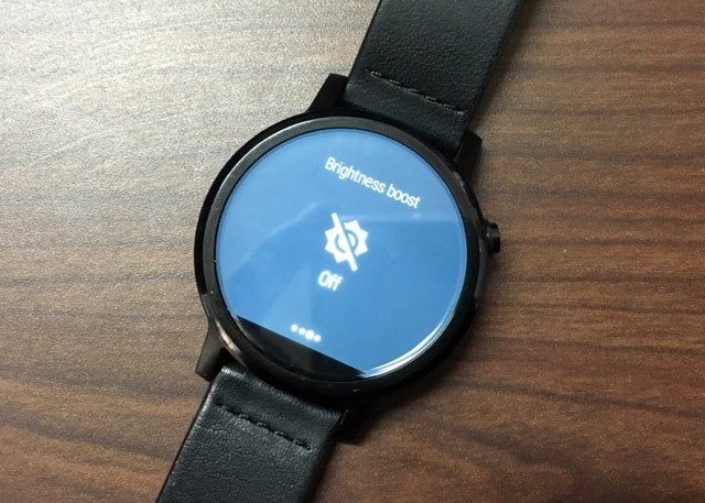 Moto 360 Brightness Boost