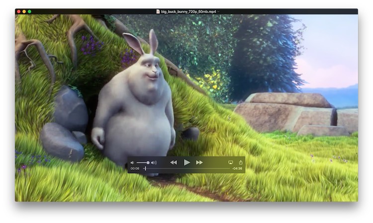 QuickTIme Player - best video player for Mac