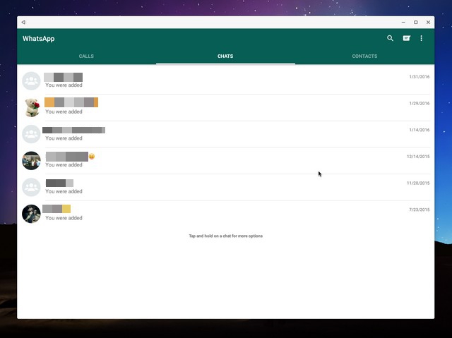 WhatsApp on Remix OS 2