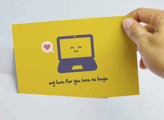 programmer love card