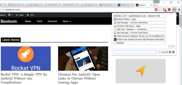 best chrome tab manager extensions