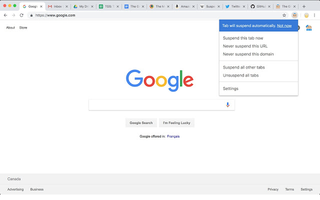 tab suspender chrome extension