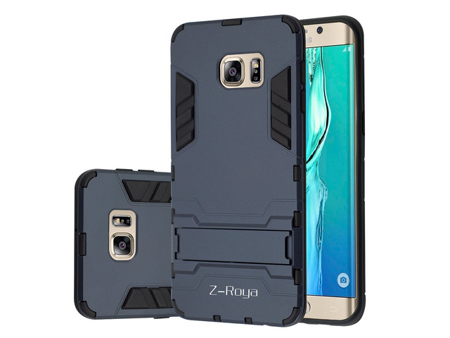 Cover for Samsung Galaxy S7 Edge Leather Mobile Phone Cover Extra-Shockproof Business Kickstand Card Holderswith Free Waterproof-Bag Samsung Galaxy S7 Edge Flip Case
