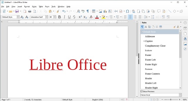 Libre Office