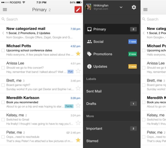business app -bb- gmail