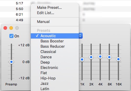 iTunes Tips -bb- Pre set sound