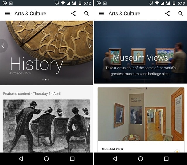 download arts and culture google