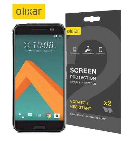 Olixar HTC 10 invisible screen protector