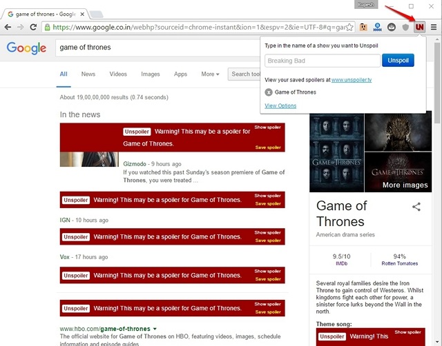 How to Block Game of Thrones Spoilers on the Internet - 40