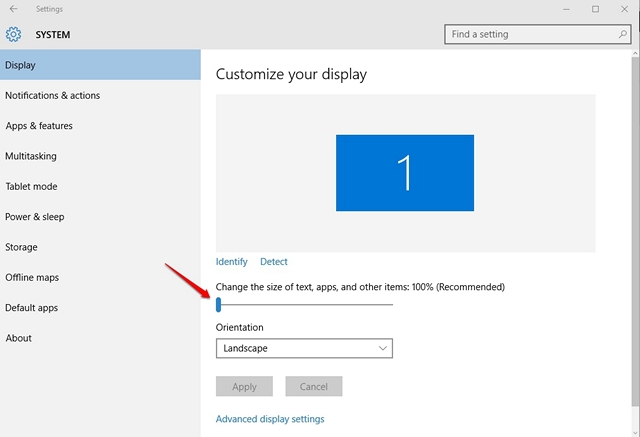 Setting up Windows for low vision on a PC: Screen resolution vs DPI