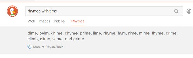 Rhyming-words