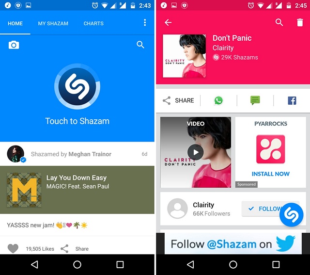 Shazam - Music Discovery, Charts & Song Lyrics