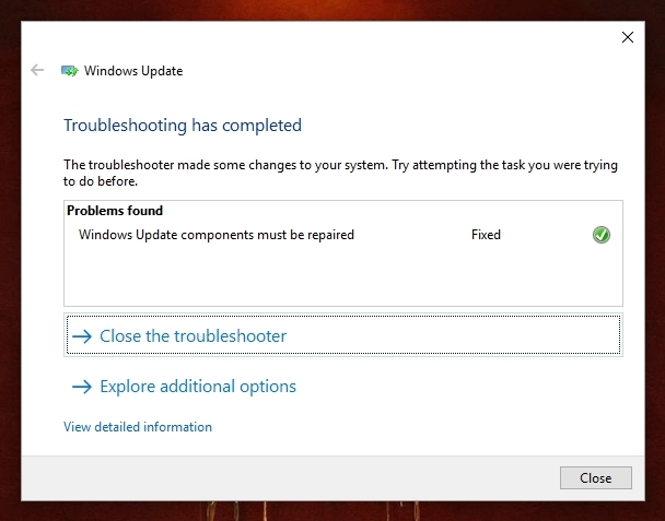 Windows Update Troubleshooter