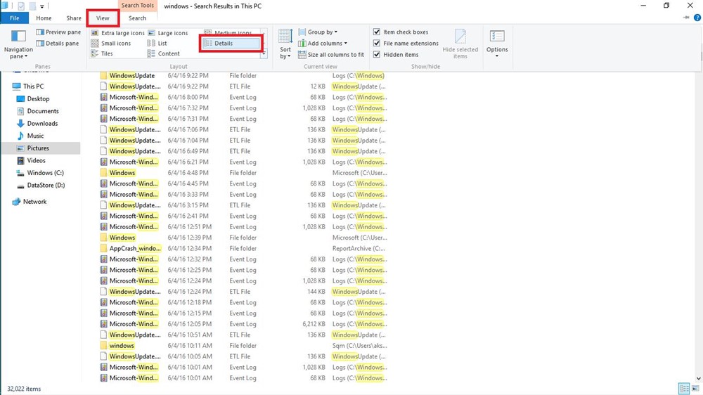 export file list from windows explorer to excel