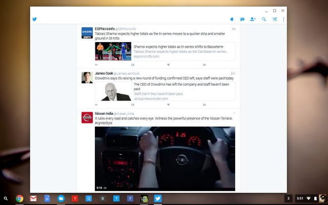 Android apps running on Chrome OS