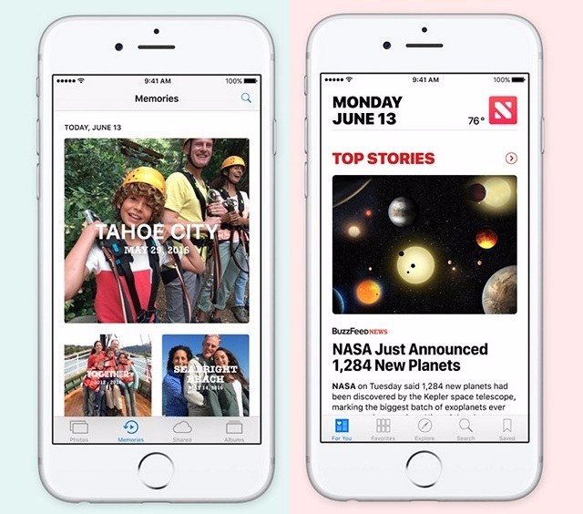 Apple Photos and News App