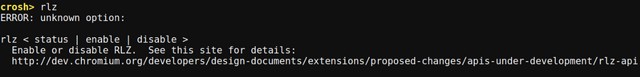 Chrome OS Crosh rlz command