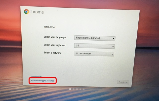 Chrome OS Welcome