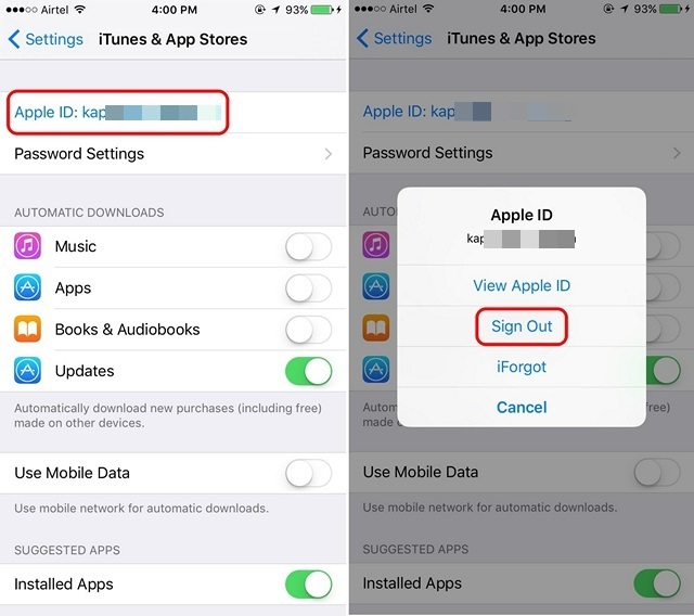 How To Sign Out Of App Store