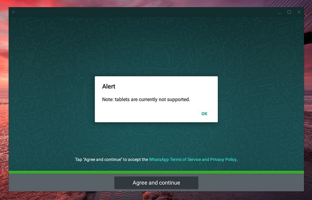 how to install whatsapp on my tablet