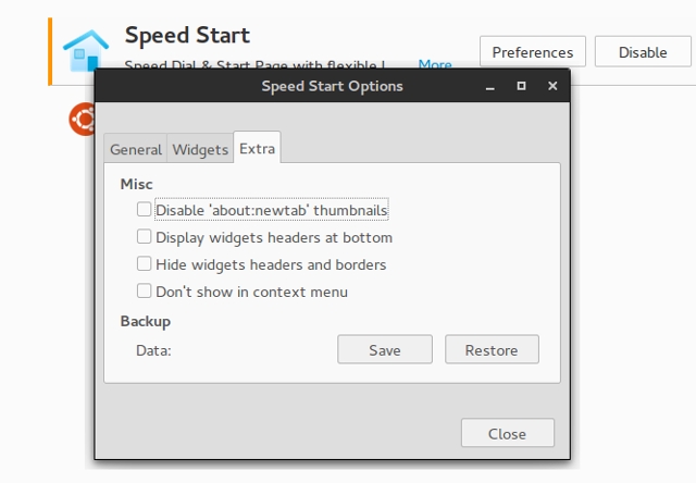 firefox-newtab-speedstart-options