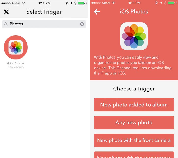 ios trigger and ios trigger actions