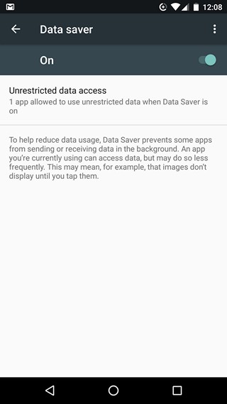 Android N Data Saver