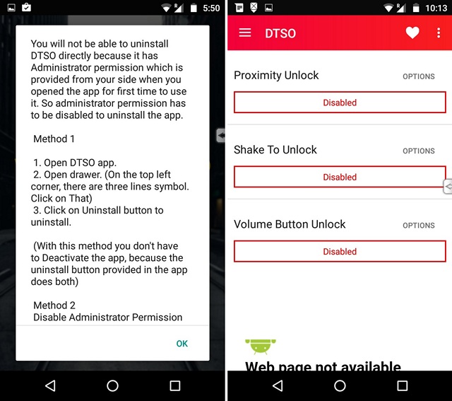 DTSO proximity unlock