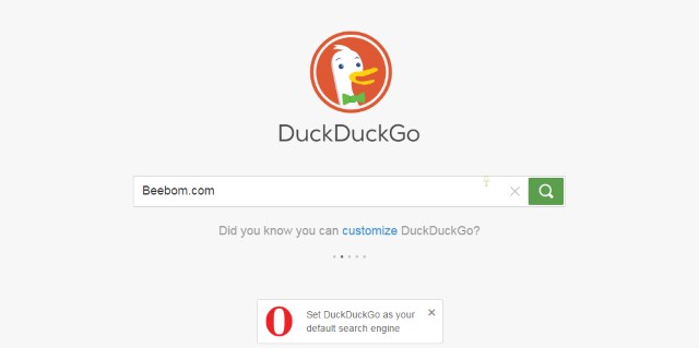 duckduckgo search engine app