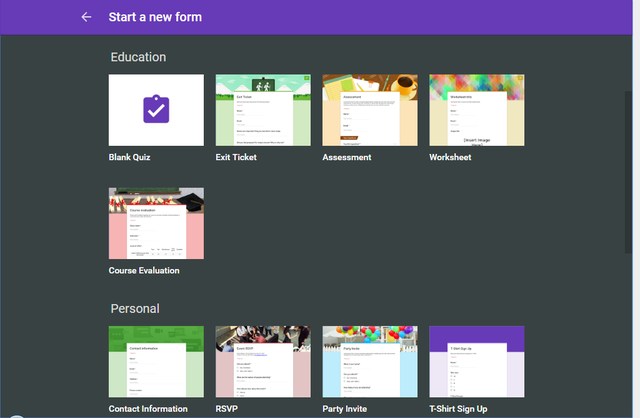 Google-Forms-Templates