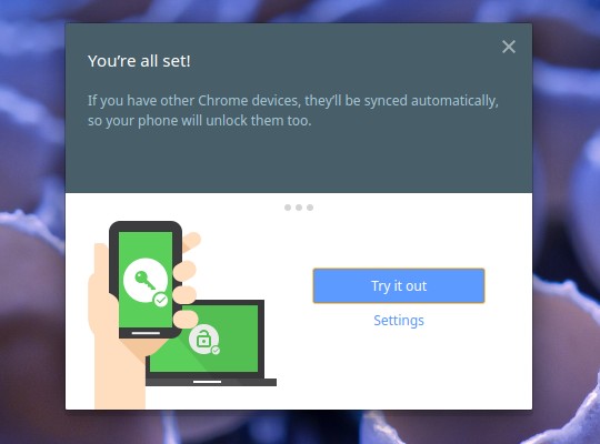 Probieren Sie Smart Lock Chrome OS aus