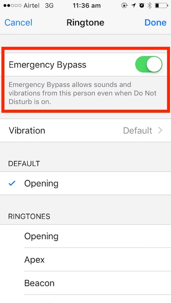 iOS 10 tricks enable emergency bypass
