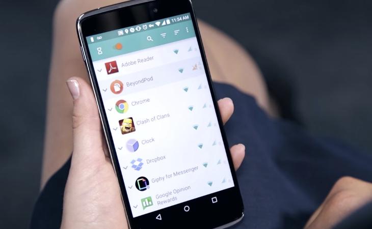 how to block internet access in specific apps on android