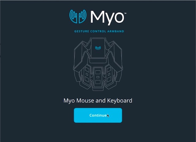 myo gesture control armband review myo connect application screenshot