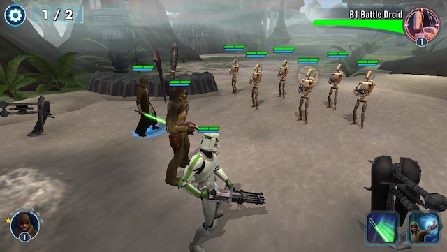 latest iPhone games star wars battle 1