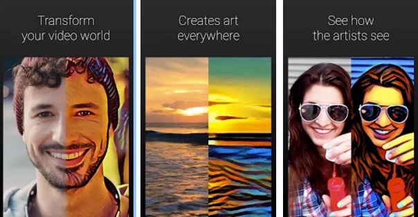 Painted Video Apps : artisto app