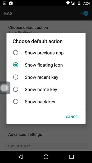 get rid of switch between apps