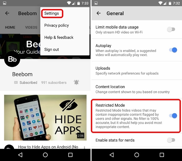 How to Enable YouTube Restricted Mode on Computer or Phone
