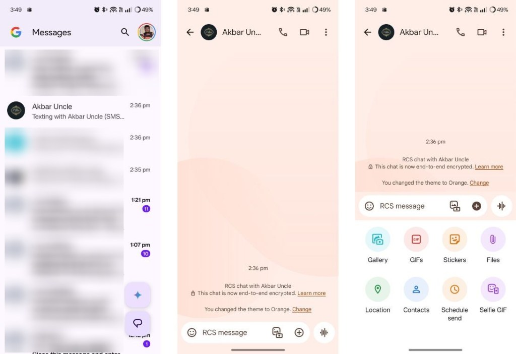 Google Messages - best telegram alternatives